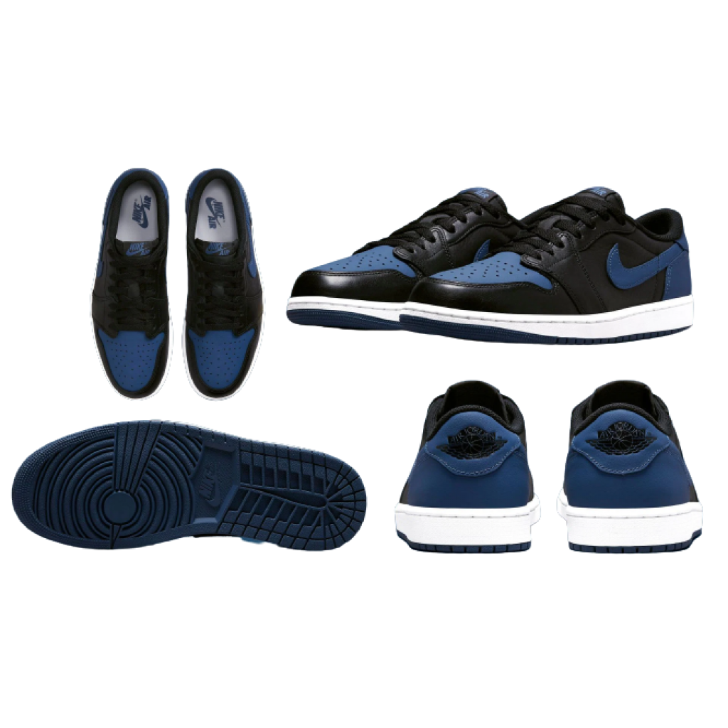 Jordan 1 Retro Low OG Mystic Navy By Youbetterfly